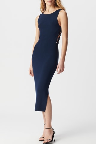 Robe fourreau - Bleu marine - IKKS