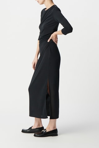 Vestido justo - Preto - IKKS