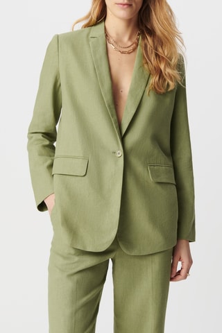 Veste en lin - Vert - IKKS