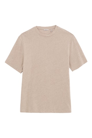 T-shirt en lin - Beige - IKKS