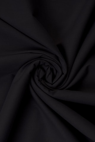 Drap-housse en coton renforcé 57 fils/cm² Tonne Grise - Noir