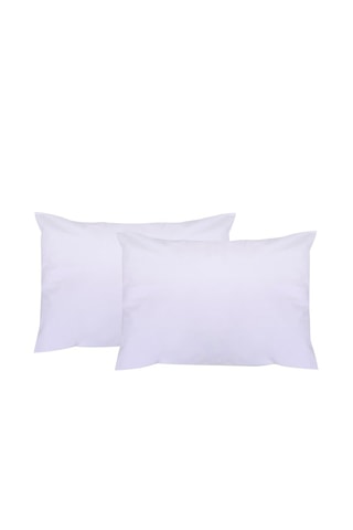 2 sous-taies d'oreiller - Blanc