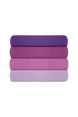 2 taies d'oreiller en coton renforcé 155 fils/cm² Tonne Viole - Violet