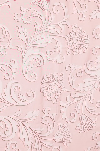 Parure de couette en coton - Rose et blanc