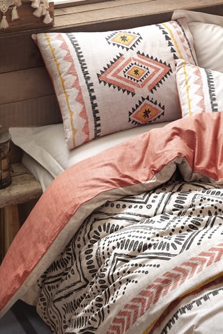 Parure de couette en coton 57 fils/cm² Felix - Ecru