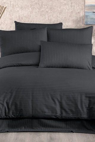 Parure de couette en coton 90 fils/cm² - Anthracite