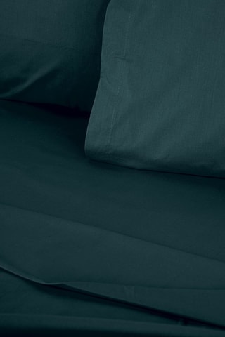 Housse de couette en coton renforcé 57 fils/cm² Tonne Mavie - Vert foncé