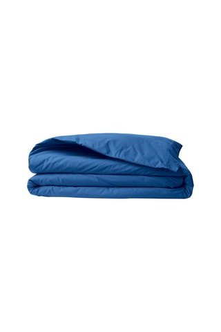Housse de couette en coton renforcé 155 fils/cm² Tonne Bleue - Bleu