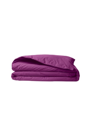 Housse de couette en coton renforcé 155 fils/cm² Tonne Viole - Violet