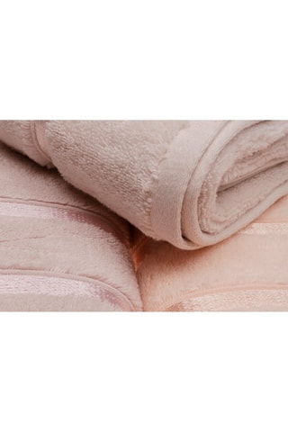 3 serviettes de toilette Dolce - Beige - 50 x 90 cm