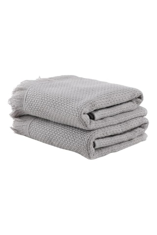 2 torchons - Gris