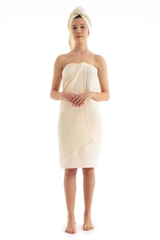 2 draps de bain - Écru - 100 x 160 cm et 50 x 100 cm