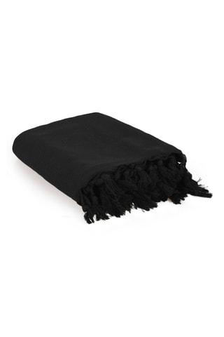 Jeté de canapé - Noir - 115 x 200 cm