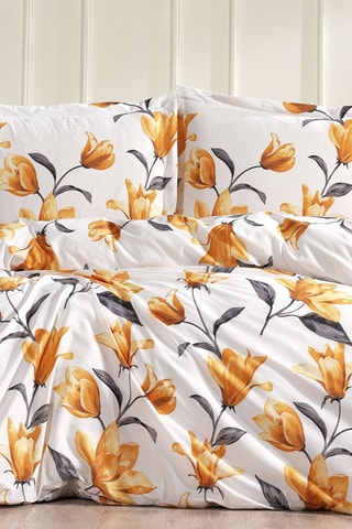 Parure de couette en coton 57 fils/cm² - Blanc