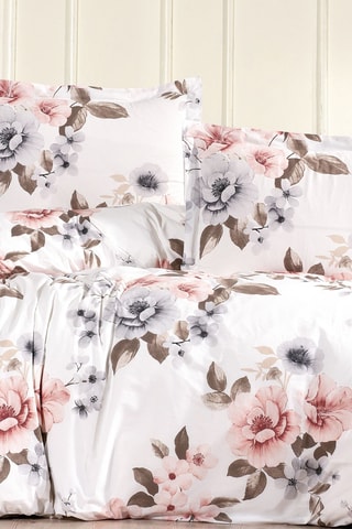 Parure de couette en coton 57 fils/cm² - Blanc