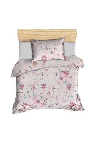 Parure de couette en coton 55 fils/cm² - Blanc cassé