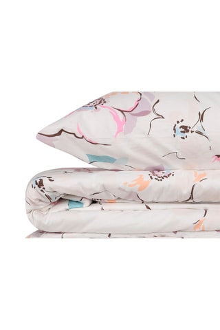 Parure de couette en coton 55 fils/cm² - Blanc cassé