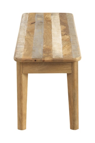 Banco de madeira de mangueira - Natural