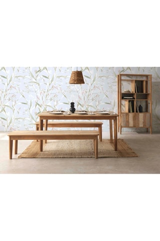 Banco de madeira de mangueira - Natural