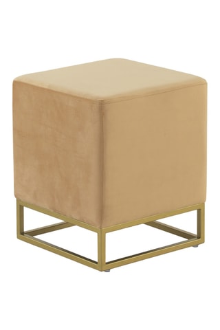 Pufe - Ocre - Veludo