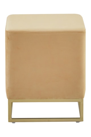 Pufe - Ocre - Veludo