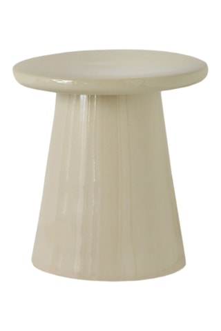 Mesa de apoio em cerâmica- 41 x 45 x 41 cm