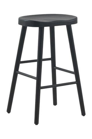 2 bancos de bar em madeira de toon - 40 x 65 x 36 cm