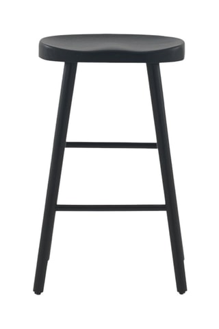 2 bancos de bar em madeira de toon - 40 x 65 x 36 cm