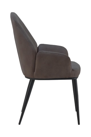 Conjunto de 2 cadeirões - Cinzento-escuro