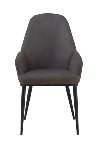 Conjunto de 2 cadeirões - Cinzento-escuro