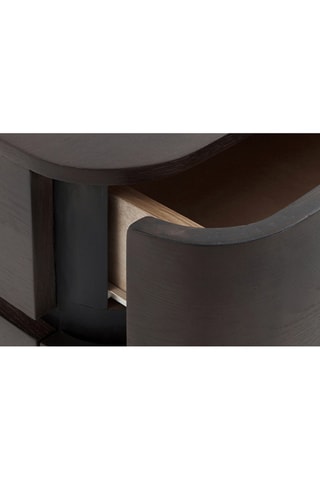 Aparador de 9 gavetas em madeira de wengé - 160 x 80 x 38 cm