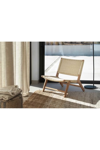 Cadeirão - Natural e bege