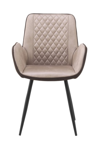 2 cadeirões - Bege - Tecido em microfibra