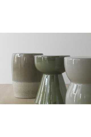 Banco em cerâmica - Cinzento