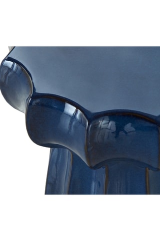 Mesa de apoio em cerâmica- 34 x 45 x 34 cm