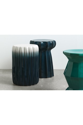 Mesa de apoio em cerâmica- 34 x 45 x 34 cm