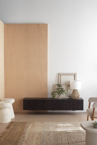 Aparador de 3 portas em mangueira - 160 x 29 x 33 cm