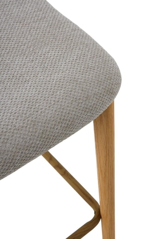 2 bancos de bar em carvalho - 44 x 65 x 44 cm