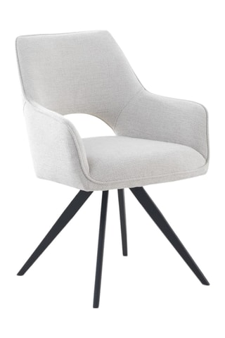 4 cadeirões giratórios - Bege