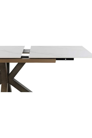 Mesa de refeição extensível em cerâmica - 160/210 x 76 x 90 cm