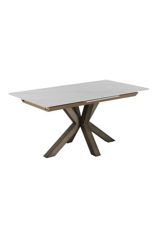 Mesa de refeição extensível em cerâmica - 160/210 x 76 x 90 cm