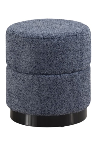 Pufe - Azul - Tecido shearling