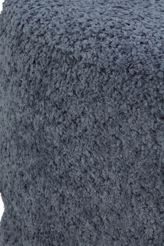 Pufe - Azul - Tecido shearling