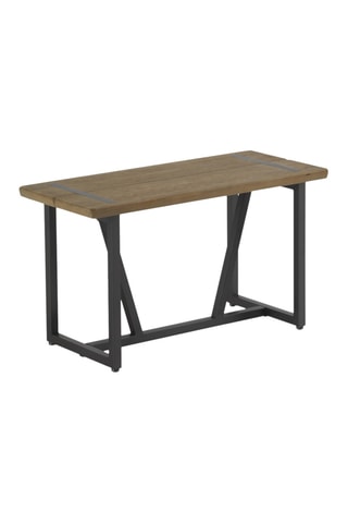 Pequeno banco - Natural e preto