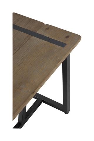 Pequeno banco - Natural e preto