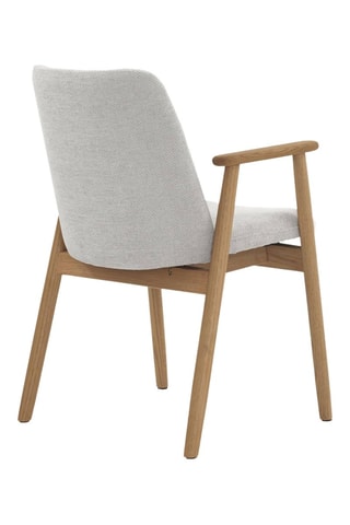 4 cadeirões - Cinzento - Revestimento em chenile.