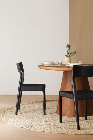 4 chaises en frêne - 47 x 46 x 81 cm