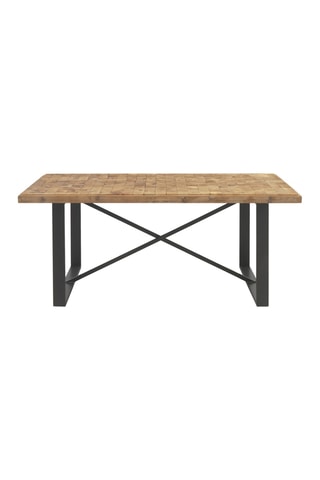 Table à manger - Naturel et noir