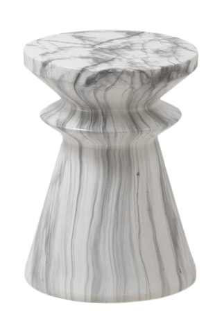 Banco de bar em cerâmica - 33,5 x 45,5 x 33,5 cm