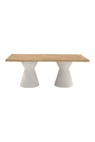 Mesa em abeto e pinheiro - 200 x 76 x 100 cm